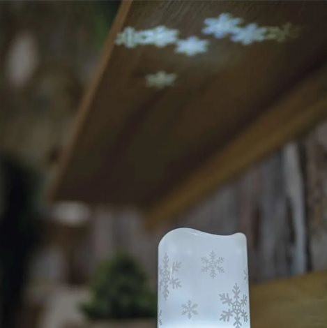 DCPC05 XMAS LED PROJECTOR CANDLE IP20 5