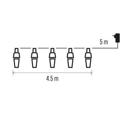 DCPC08 10PCS XMAS BULB IP44 CW 2