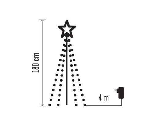 DCTW02 180LED XMAS GARDEN LIGHT IP44 WW 2
