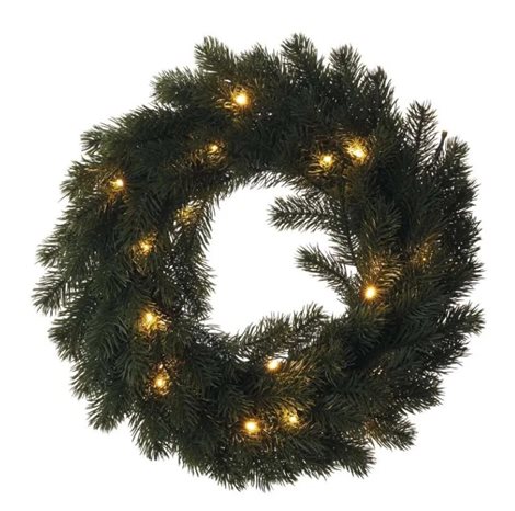 DCTW05 20LED XMAS WREATH 2AA WW