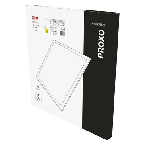 ZB1124 LED panel PROXO 60×60, čtvercový vestavný bílý, 33W neutrální bílá 11