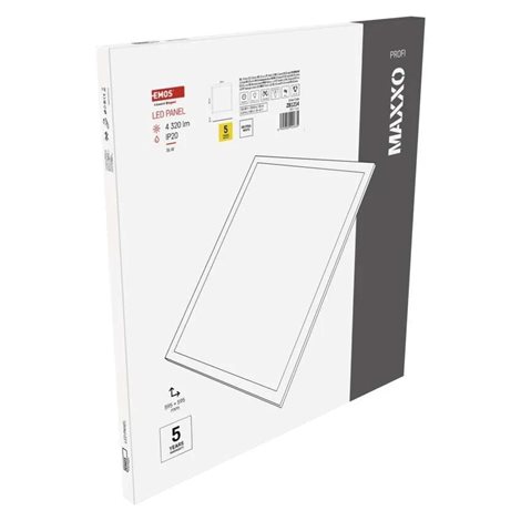 ZB1214 LED PANEL MAXXO V.Č 60×60 36W 4320LM IP20 NW 11