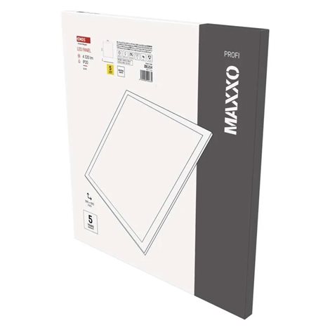 ZB1214 LED PANEL MAXXO V.Č 60×60 36W 4320LM IP20 NW 12