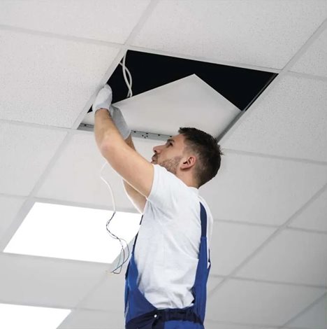 ZB2224 LED panel REXXO backlit 60×60, čtvercový vestavný bílý, 36W neutr. b. UGR 7