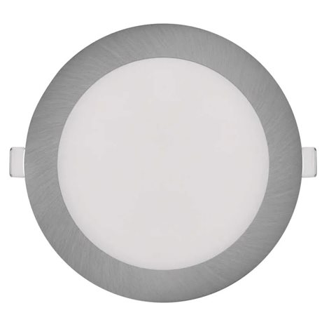 ZD1233 LED podhledové svítidlo NEXXO stříbrné kruh 12,5W, 1050lm, IP40, 3000-4000K, 17cm 2