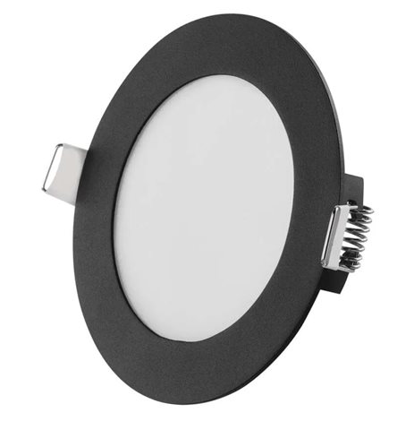 ZD1323 LED podhledové svítidlo NEXXO černé kruh 7W, 480l, 3000-4000K, IP40, 12cm 1