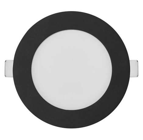 ZD1323 LED podhledové svítidlo NEXXO černé kruh 7W, 480l, 3000-4000K, IP40, 12cm 2