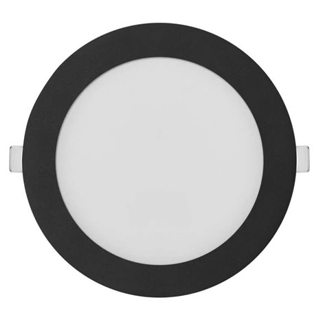 ZD1333 LED podhledové svítidlo NEXXO černé kruh 12,5W, 1050lm, 3000-4000K, IP40, 17cm 2