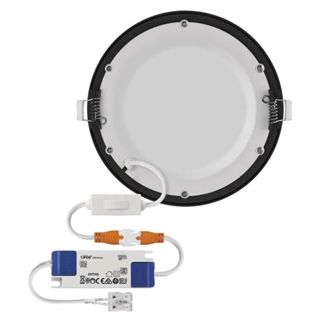 ZD1333 LED podhledové svítidlo NEXXO černé kruh 12,5W, 1050lm, 3000-4000K, IP40, 17cm 8