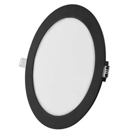 ZD1343 LED podhledové svítidlo NEXXO černé kruh 18W, 1600lm, 3000-4000K, IP40, 22,5cm