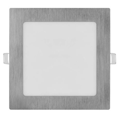 ZD2233 LED podhledové svítidlo NEXXO stříbrné čtverec, 17x17cm, 12,5W, 1050lm, 3000-4000K 2