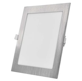 ZD2243 LED podhledové svítidlo NEXXO stříbrné čtverec, 22,5x22,5cm, 18W, 1600lm, 3000-4000K