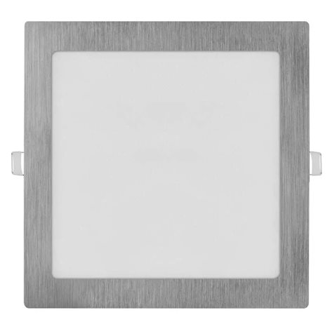 ZD2243 LED podhledové svítidlo NEXXO stříbrné čtverec, 22,5x22,5cm, 18W, 1600lm, 3000-4000K 2