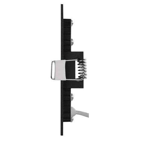 ZD2323 LED podhledové svítidlo NEXXO černé čtverec 7W, 480lm, 3000-4000K, IP40, 12x12cm 3