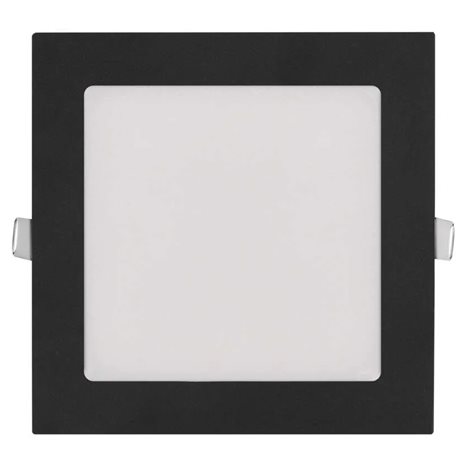 ZD2333 LED podhledové svítidlo NEXXO černé čtverec 12,5W, 1050lm, 3000-4000K, IP40, 17x17cm 2