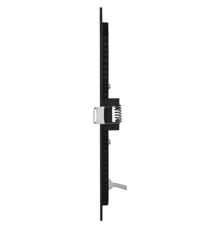 ZD2343 LED podhledové svítidlo NEXXO černé čtverec 18W, 1600lm, 3000-4000K, IP40, 22,5x22,5cm 3