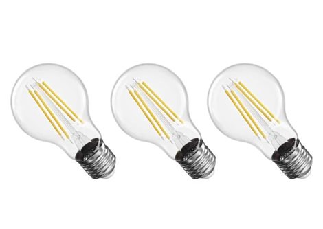 ZF5147.3 LED žárovka Filament A60 3,8W(60W), E27, 806lm, teplá bílá, 3ks 2