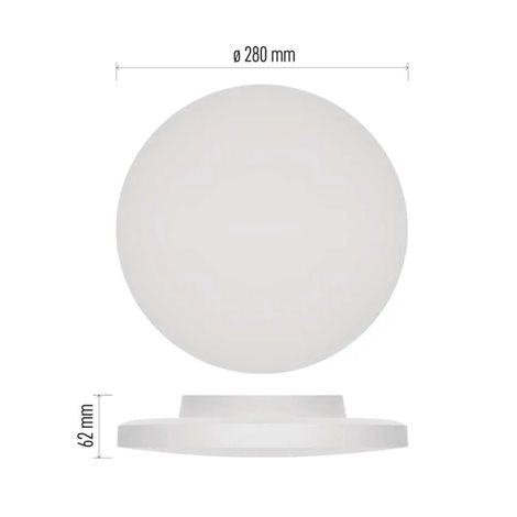 ZM7150 LED přisazené svítidlo DIONI kruhové, bílé, 15W, 1725lm, IP55, se změnou CCT 14