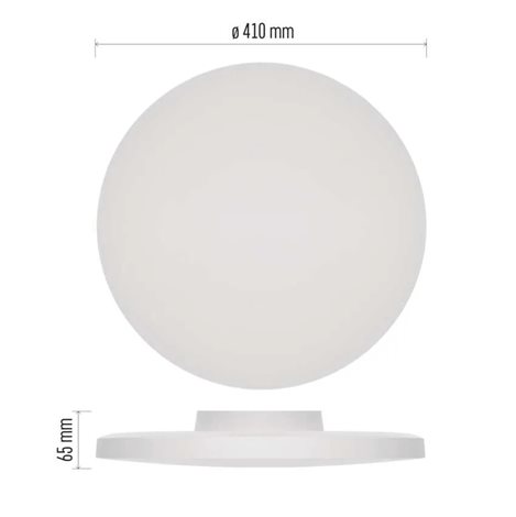 ZM7152 LED přisazené svítidlo DIONI kruhové, bílé, 32W, 3520lm, IP55, se změnou CCT 18