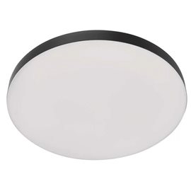 ZM7153 LED přisazené svítidlo DIONI kruhové, černé, 15W, 1725lm, IP55, se změnou CCT