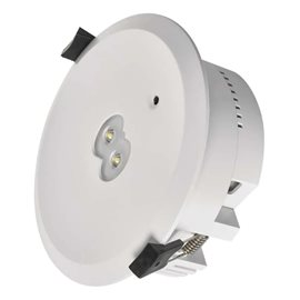 LED svítidlo nouzové ZN1310 kruh 14cm 3W 240lm 6500K IP65 LiFePo4 3 hod