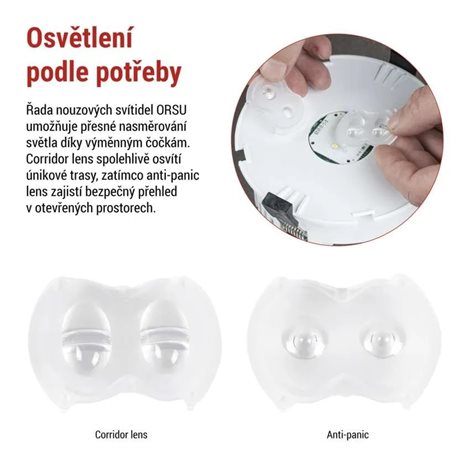 ZN1320 Nouzové svítidlo ORSU 6W 450lm 3h MT 11
