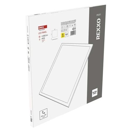 ZB2214 LED panel REXXO backlit 60×60, čtvercový vestavný bílý, 36W neutr. b. 11