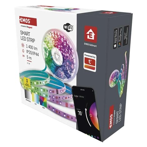 ZPW518R GoSmart LED pásek WiFi 5 m, 22W, 1000lm, RGB/CCT 14