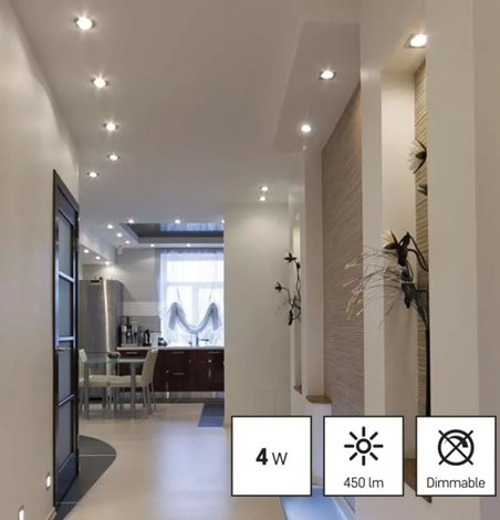 ZQ8E23 LED žárovka Classic MR16 / GU10 / 4 W (39 W) / 450 lm / neutrální bílá 4