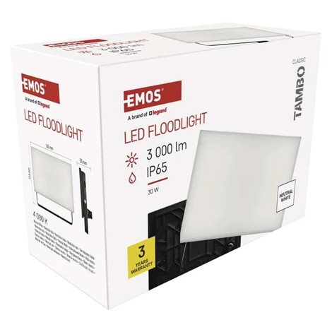 ZS2532 LED reflektor TAMBO, 30 W, 3000l m, IP65, černý 17