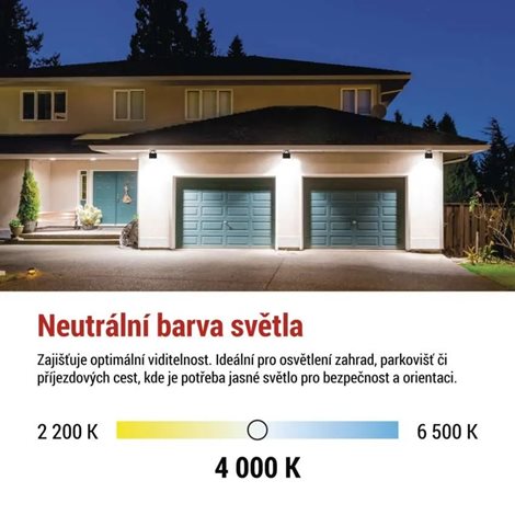 ZS2512 LED reflektor TAMBO, 10 W, 1000 lm, IP65, černý 11