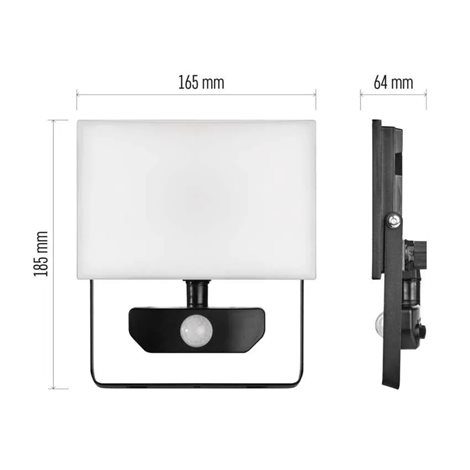 ZS2932 LED reflektor TAMBO se senzorem pohybu, 30 W, 3000 lm, černý 7