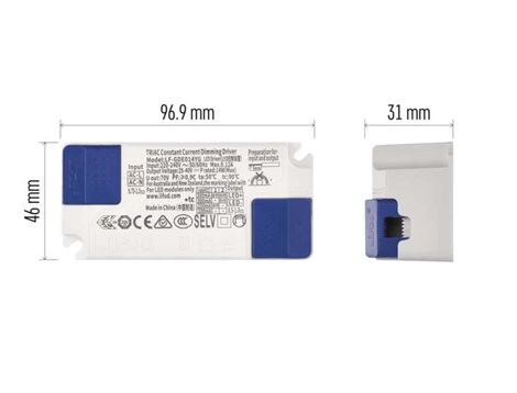 ZD1134T LED PANEL VES.KR 12W 1000LM IP20 WW B TRIAC 9
