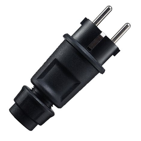 Vidlice elamidová 3x2,5mm2, černá IP54 (1519100)