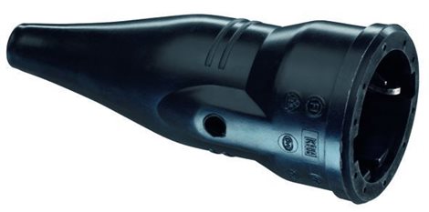 Zásuvka spojovací gumová Original 3x2,5mm2, Schuko (1479090)