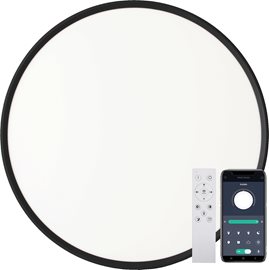NOMY-RC LED 40W BLACK svítidlo přisazené, 4000lm, CCT 3000/4000/6000K, IP20, dálkové ovládání