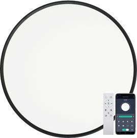 NOMY-RC LED 50W BLACK svítidlo přisazené, 5000lm, CCT 3000/4000/6000K, IP20, dálkové ovládání
