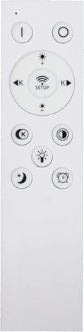 NOMY-RC LED 40W BLACK svítidlo přisazené, 4000lm, CCT 3000/4000/6000K, IP20, dálkové ovládání 6