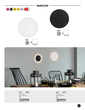 1433 LED Nástěnné svítidlo Marlon LED/8W/230V 5