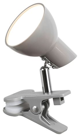 1480 LED Lampa s klipem LED/5W/230V - šedá   Noah,Spot,LED 5W,grey 1