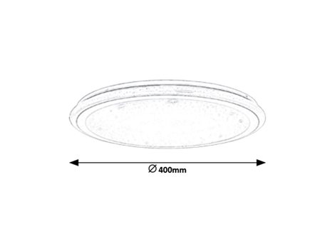 1510 LED Stmívatelné stropní svítidlo na dálkové ovládání RGB LED/32W/230V 10