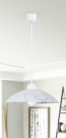 1846 SCROLL závěsné svítidlo E27 1x MAX 60W 2