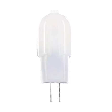 1957 SMD LED bulb, frosted, plastic, G4, 140lm, 2W, 3000K, beam angle: 360°, 1,8x4,7cm, IP20 1