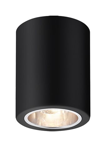 2055 stropní svítidlo Kobald E27 1x MAX 25W matná černá 2