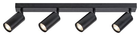 2086 Stropní bodové svítidlo 4xGU10/25W/230V černá 2