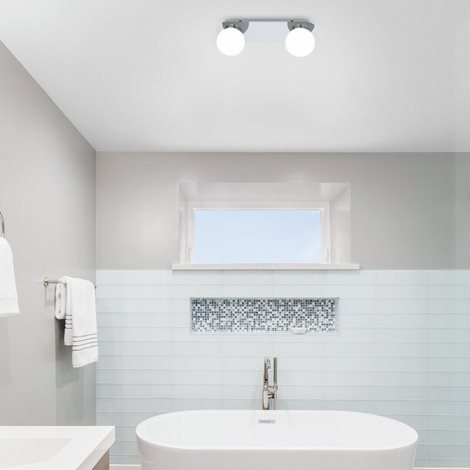 2111 Becca chrom/bílá G9 2X MAX 28W 4