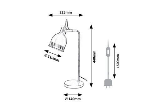 2241 Stolní svítidlo Flint IP20 1x25 W béžová 3
