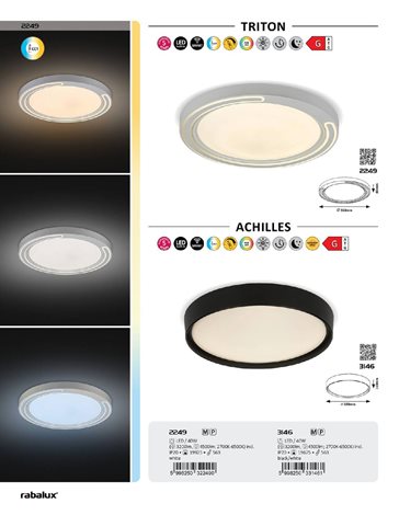 2249 Stropní svítidlo TRITON LED 40W IP20 2700-6500K 3200lm 14