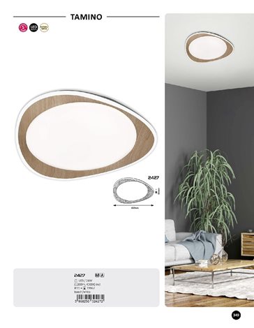 2427 LED Stropní svítidlo TAMINO LED 24W 1200lm 4