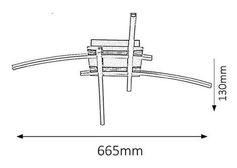 2503 Stropní svítidlo ALEXIS LED 4x/6W 2